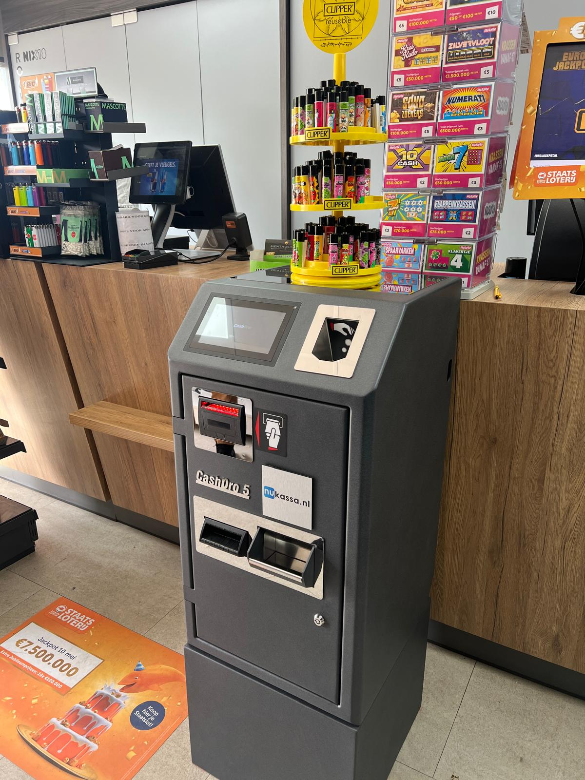 Kassasysteem voor tankstations